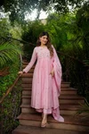 KF 1130 Kalaai Chanderi Silk Embroidery Kurti With Bottom Dupatta
